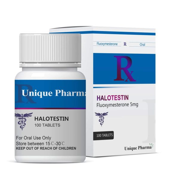 Halotestin 5 - Fluoxymesteron (5 mg/tablett 100 tabletter) - UNIQUE-PHARMA