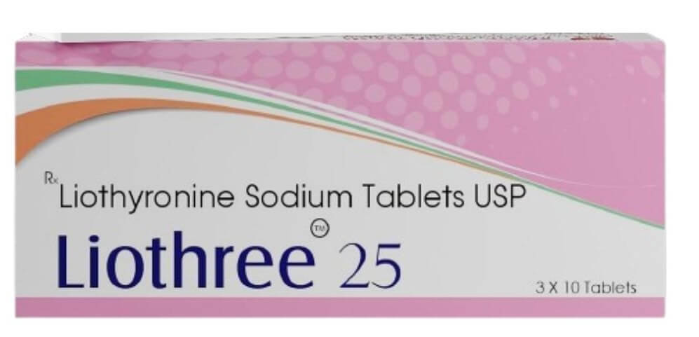 LIOTHREE - Liothyronin-natrium 25 mcg (30 tabletter) - Shree Venkatesh