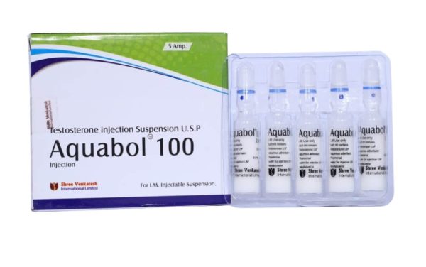 AQUABOL - Testosteronsuspension 100 mg/ml (5 amps x 1 ml) - Shree Venkatesh