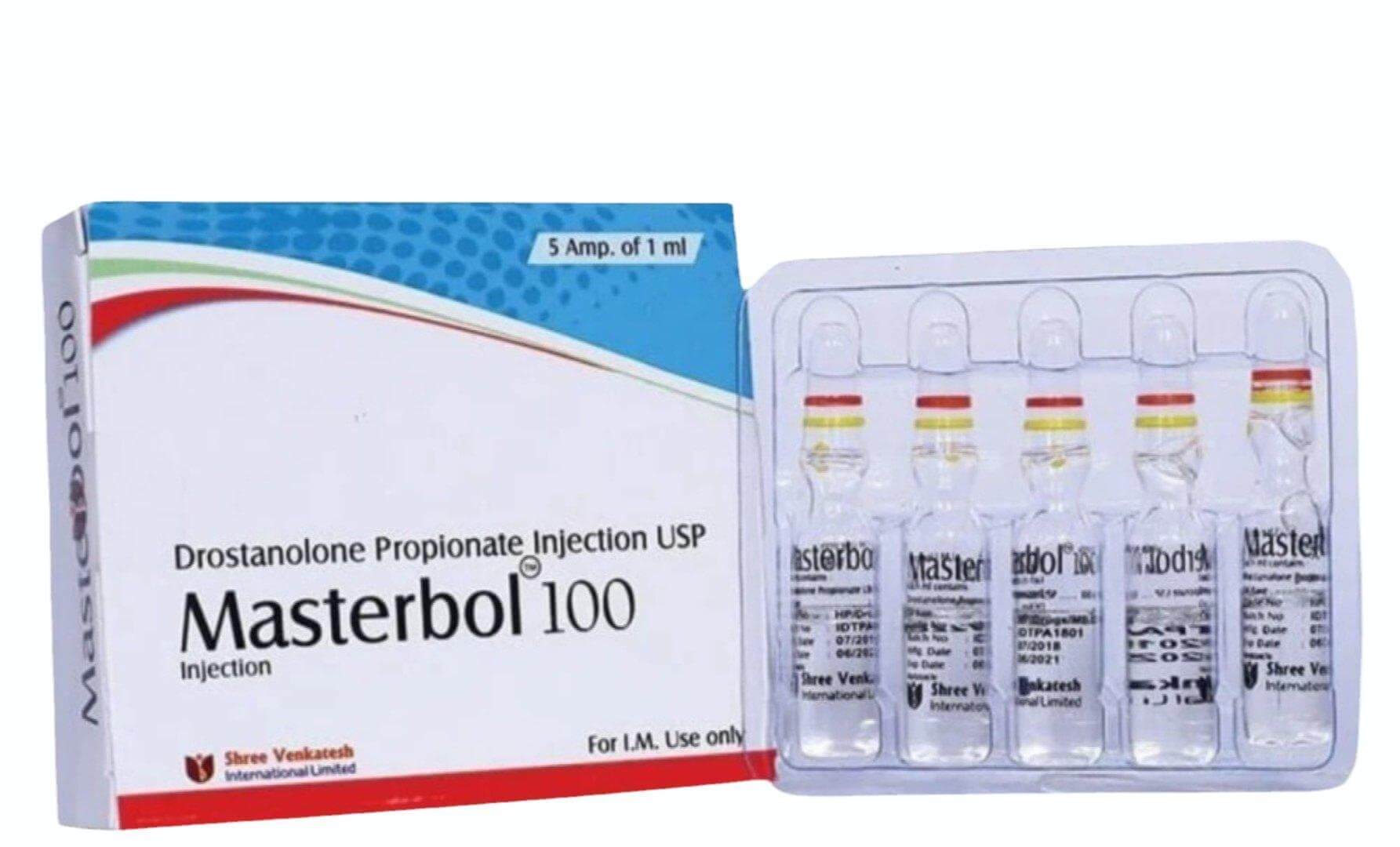 MASTERBOL 100 - Drostanolonpropionat 100 mg/ml (5 ampuller x 1 ml) - Shree Venkatesh