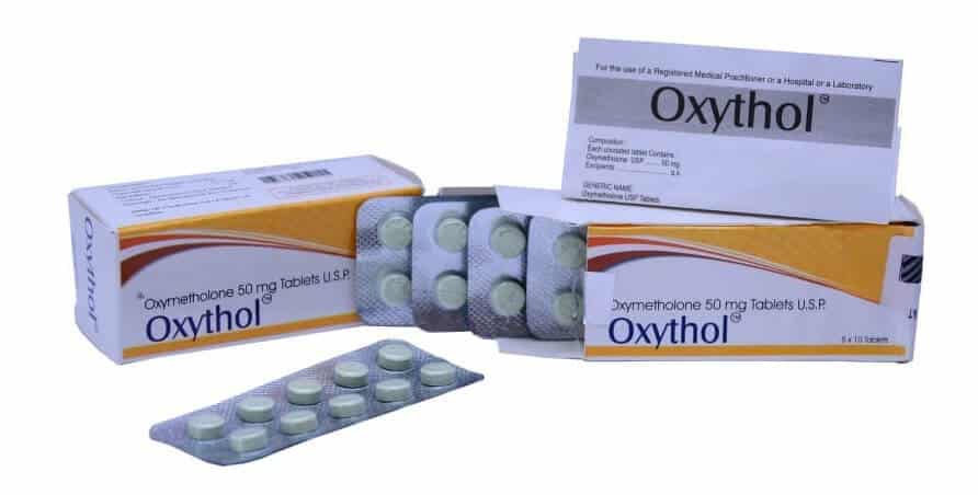 OXYTHOL - Oxymetolon 50 mg (50 tabletter) - Shree Venkatesh