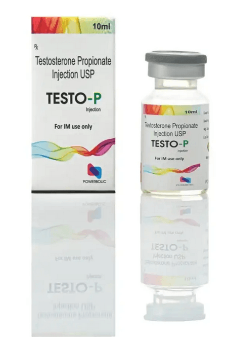 TESTO P 10 ML - Testosteronpropionat USP 100 mg - POWERBOLIC